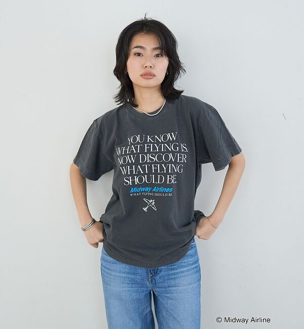 Rouge vif「【GOOD ROCK SPEED/グッドロックスピード】Midway Airli」|Tシャツ・カットソー|