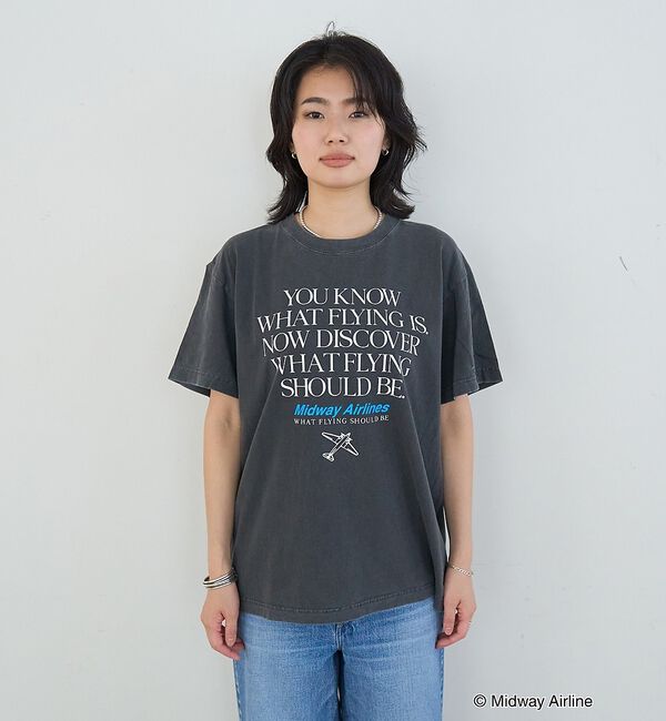 Rouge vif「【GOOD ROCK SPEED/グッドロックスピード】Midway Airli」|Tシャツ・カットソー|