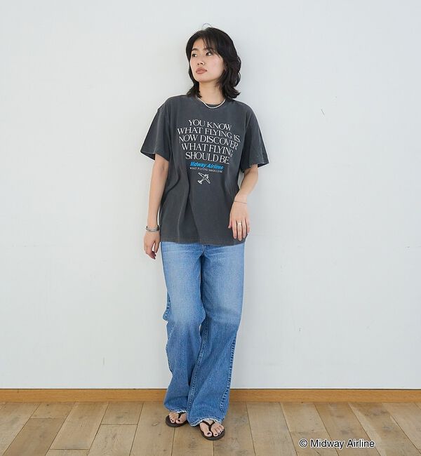 Rouge vif「【GOOD ROCK SPEED/グッドロックスピード】Midway Airli」|Tシャツ・カットソー|