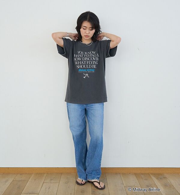 Rouge vif「【GOOD ROCK SPEED/グッドロックスピード】Midway Airli」|Tシャツ・カットソー|
