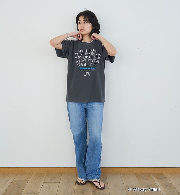Rouge vif「【GOOD ROCK SPEED/グッドロックスピード】Midway Airli」|Tシャツ・カットソー|