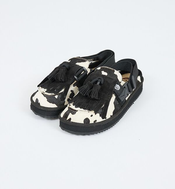 Rouge vif「【SHAKA/シャカ】ミュール タッセル カウ/MULE TASSEL COW/」|モカシン|