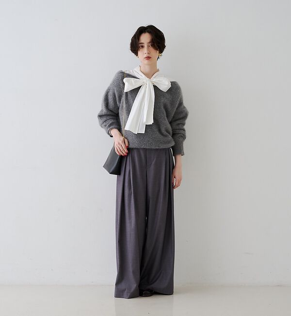Rouge vif「タックワイドストレートパンツ【予約】」|その他|