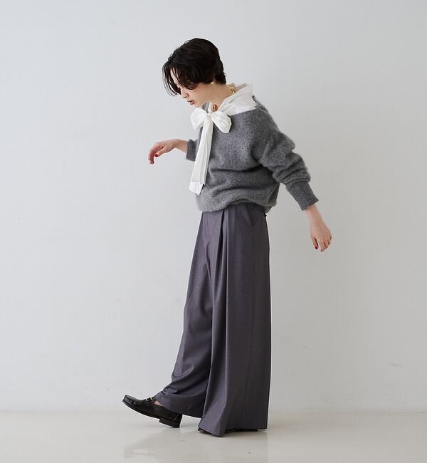 Rouge vif「タックワイドストレートパンツ【予約】」|その他|