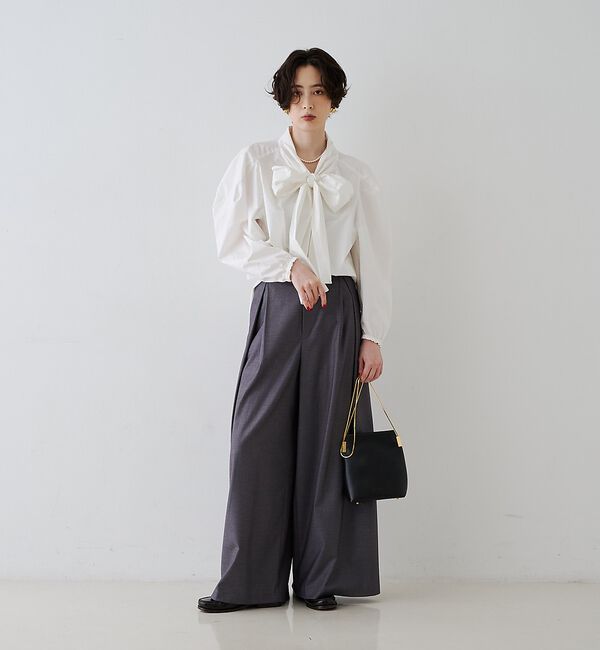Rouge vif「タックワイドストレートパンツ【予約】」|その他|