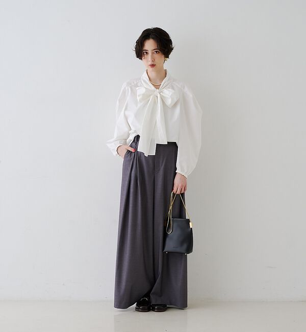 Rouge vif「タックワイドストレートパンツ【予約】」|その他|