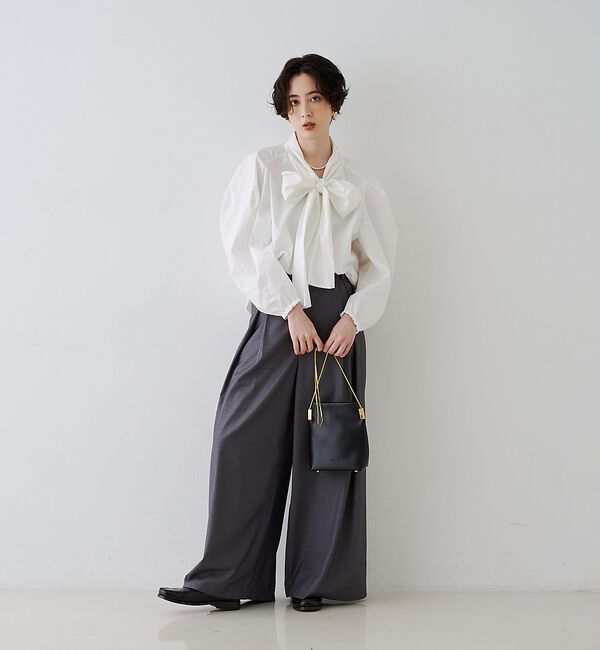 Rouge vif「タックワイドストレートパンツ【予約】」|その他|