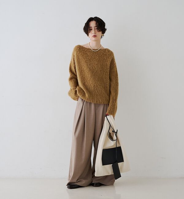 Rouge vif「タックワイドストレートパンツ【予約】」|その他|