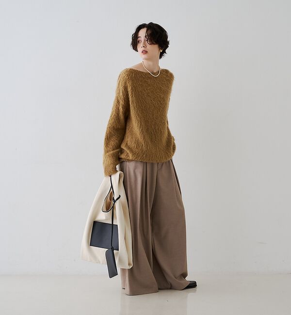 Rouge vif「タックワイドストレートパンツ【予約】」|その他|