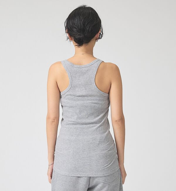Rouge vif「【IRONING/アイロニング】SHEER RIB TANK タンクトップ」|キャミソール|