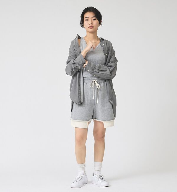 Rouge vif「【IRONING/アイロニング】ロゴスウェットショートパンツ/スエット logo」|その他|