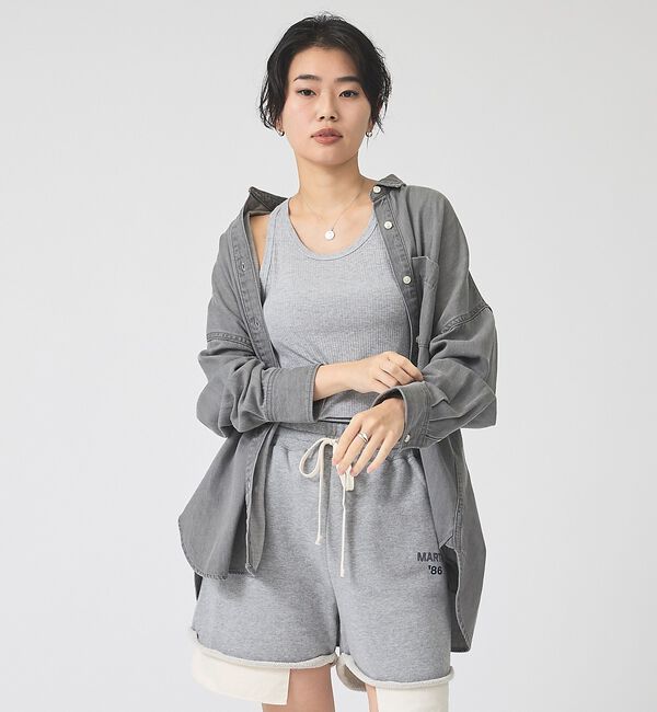 Rouge vif「【IRONING/アイロニング】ロゴスウェットショートパンツ/スエット logo」|その他|