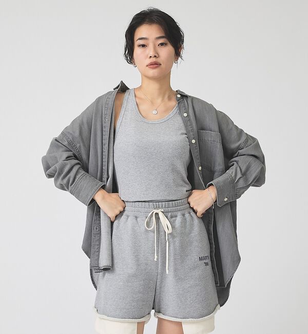 Rouge vif「【IRONING/アイロニング】ロゴスウェットショートパンツ/スエット logo」|その他|