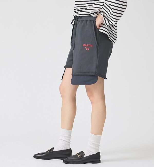 Rouge vif「【IRONING/アイロニング】ロゴスウェットショートパンツ/スエット logo」|その他|