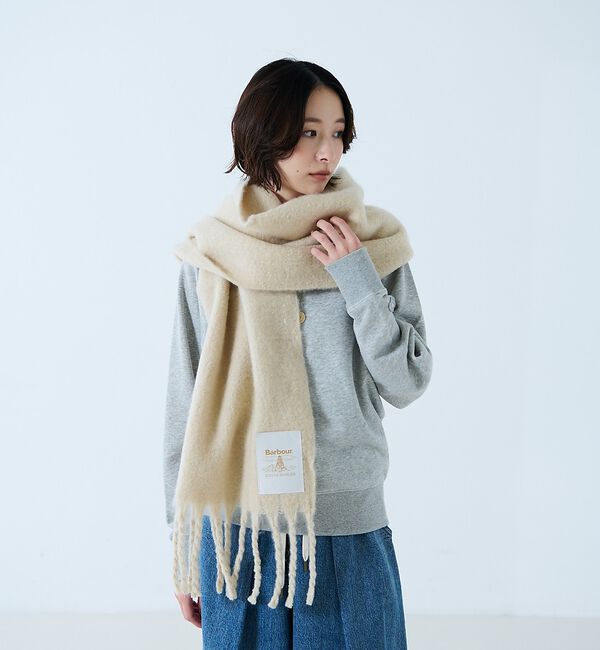 Rouge vif「【BARBOUR/バブアー】Ellison Scarf / エリソンスカーフ /」|マフラー|