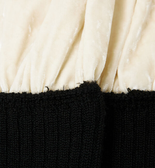 AU BANNISTER「●FAKUI  ベロアフリルソックス」|その他|