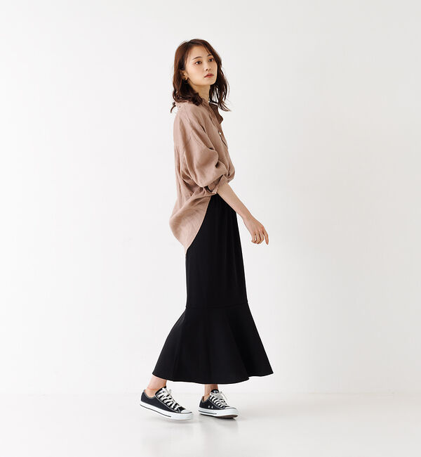 abahouse mavie「カットジョーゼットマーメイドスカート【セットアップ対応】」|スカート|