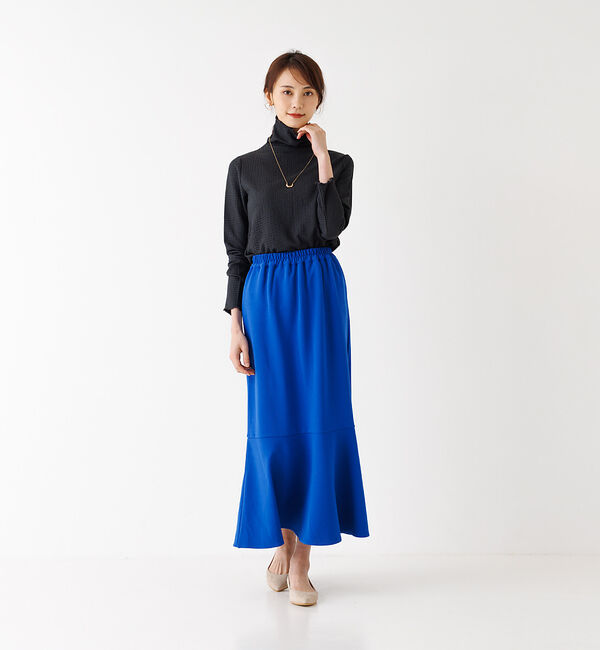abahouse mavie「カットジョーゼットマーメイドスカート【セットアップ対応】」|スカート|