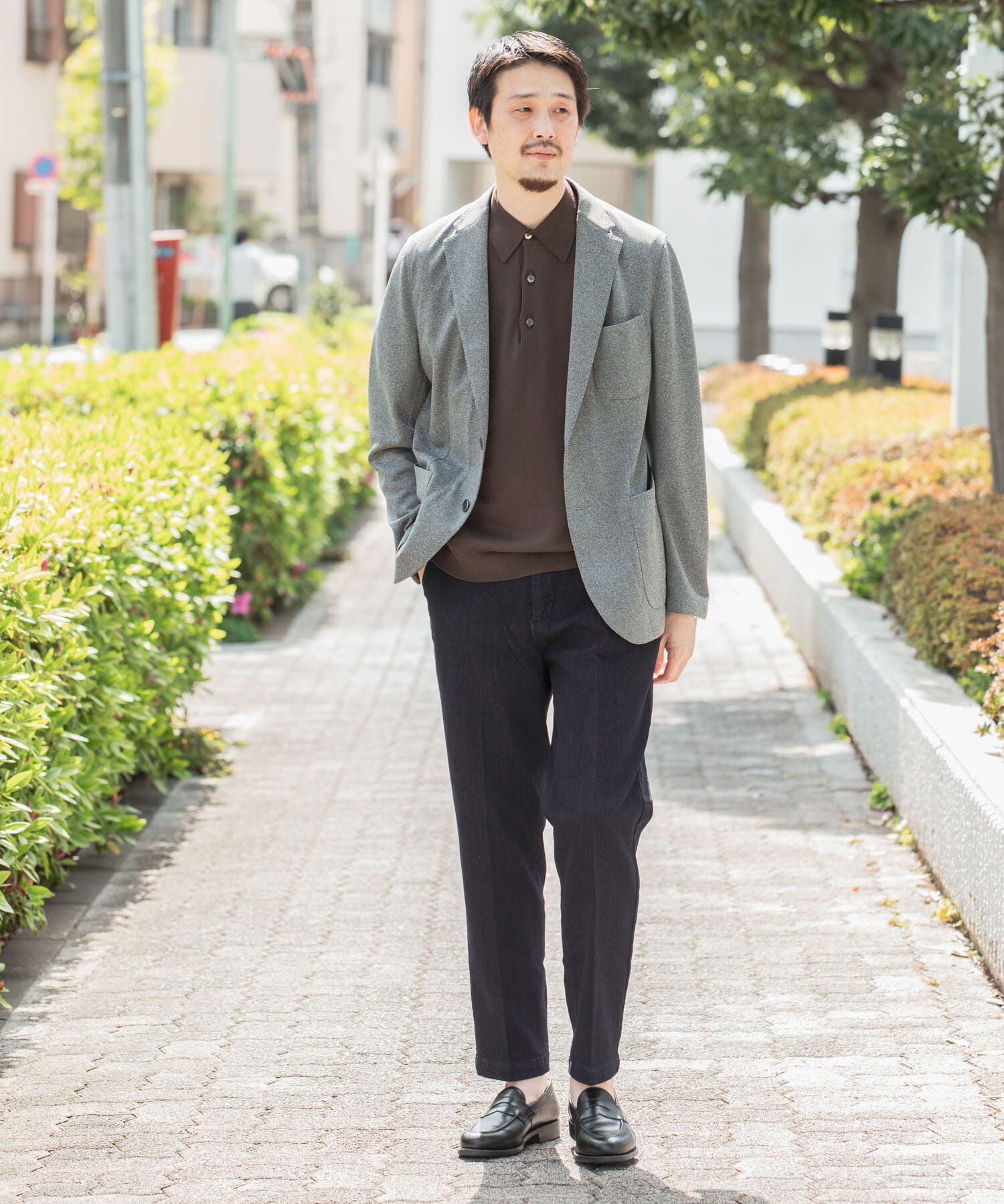 URBAN RESEARCH DOORS「『イージーケア/防シワ/速乾』LIFE STYLE TAILOR　メランジニットイージーJK」|その他|