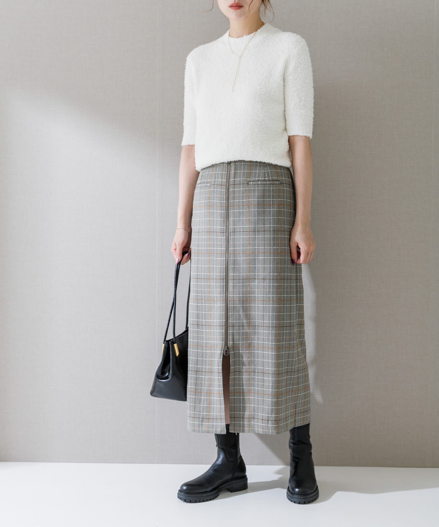 URBAN RESEARCH ROSSO「ZIPデザインタイトスカート」|スカート|