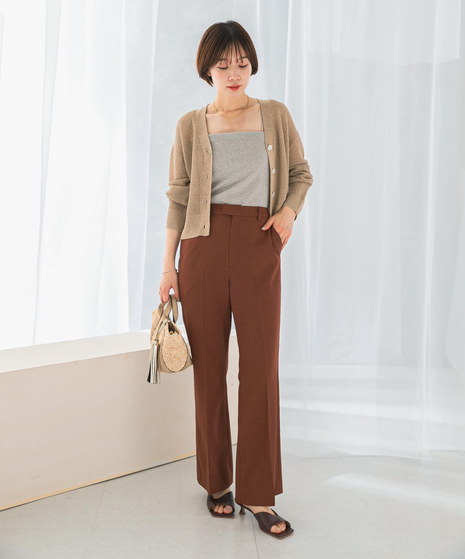 URBAN RESEARCH ROSSO「イージーケアセミフレアパンツ」|その他|