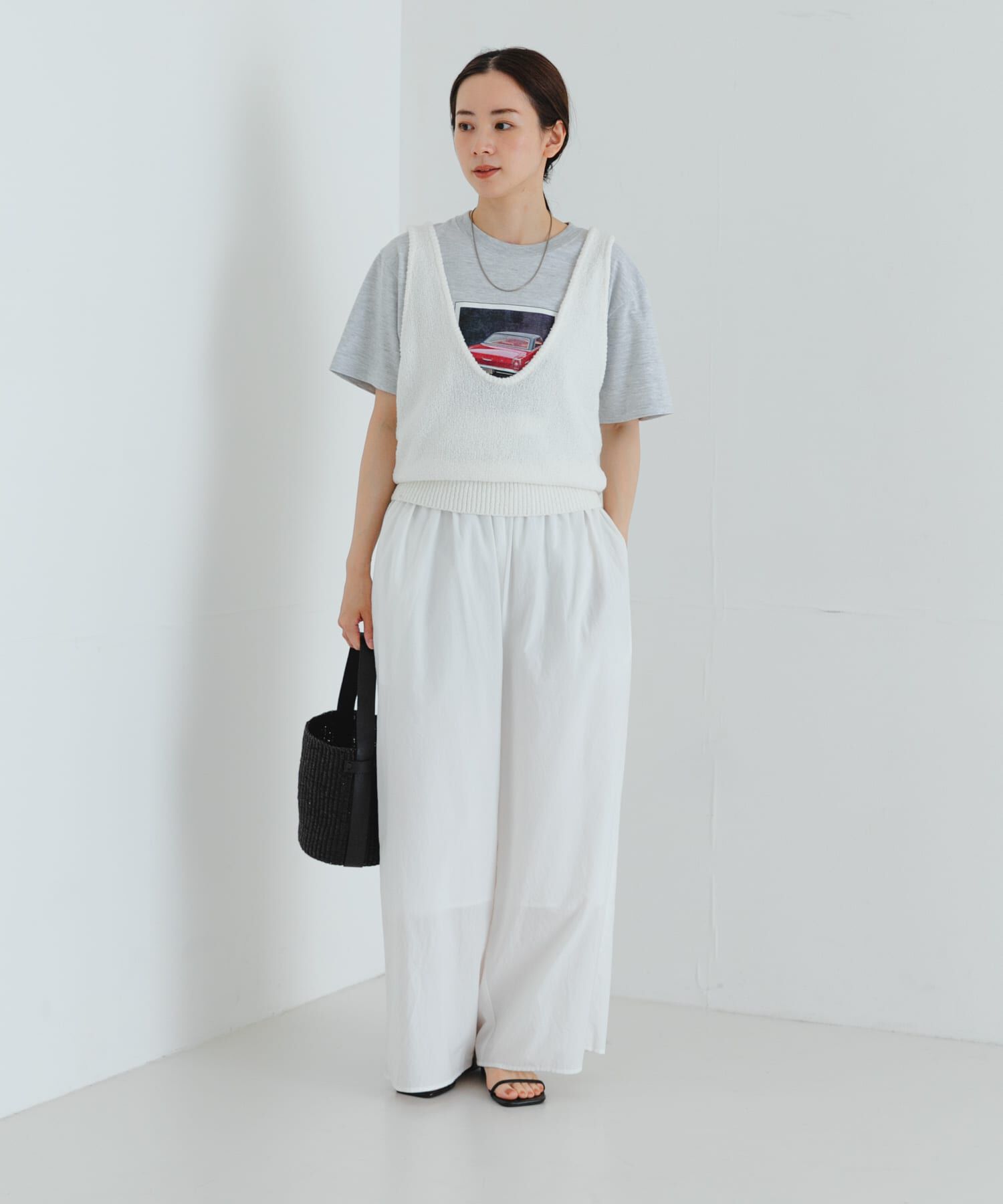 URBAN RESEARCH「コットンギャザーワイドパンツ」|その他|