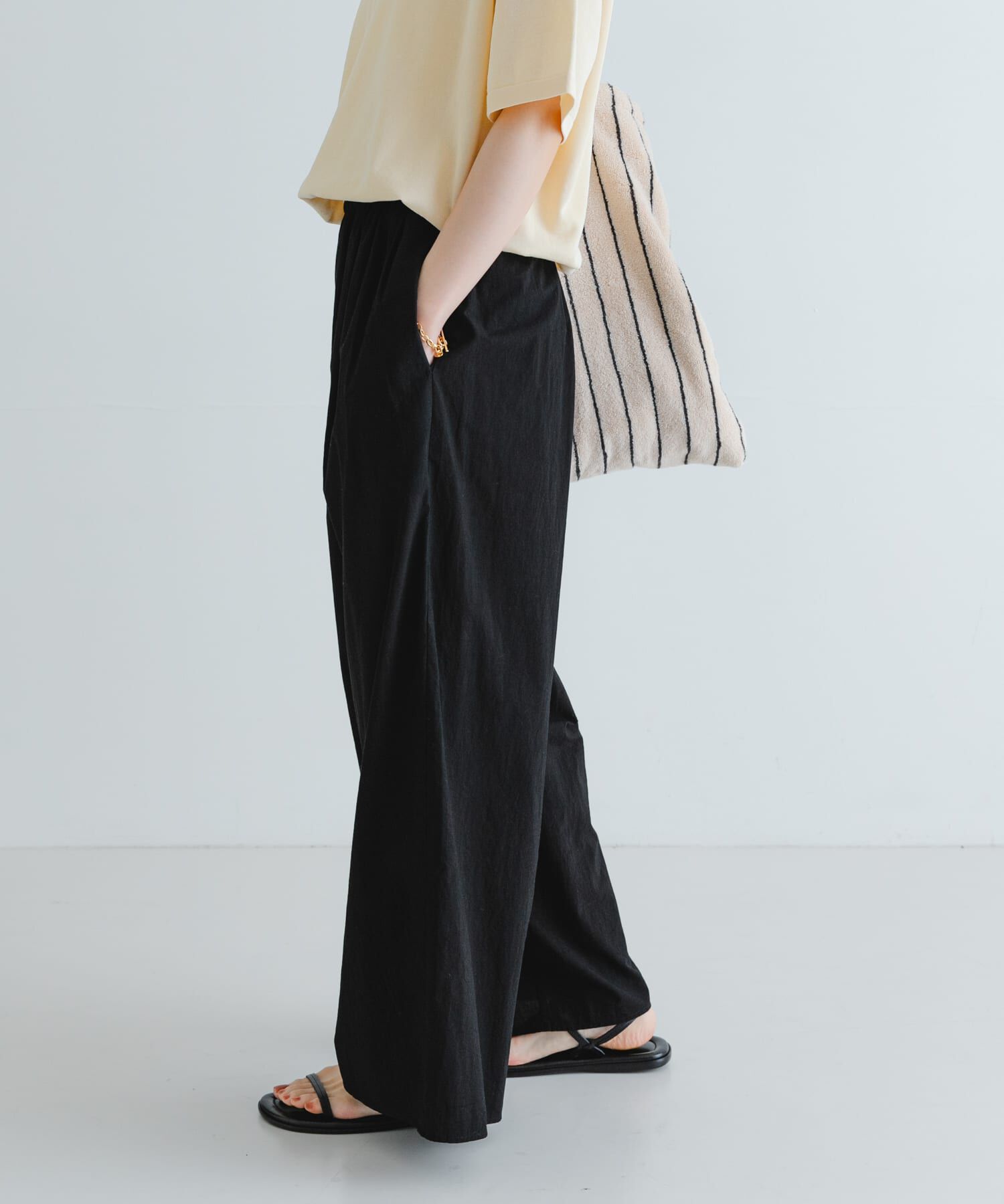 URBAN RESEARCH「コットンギャザーワイドパンツ」|その他|