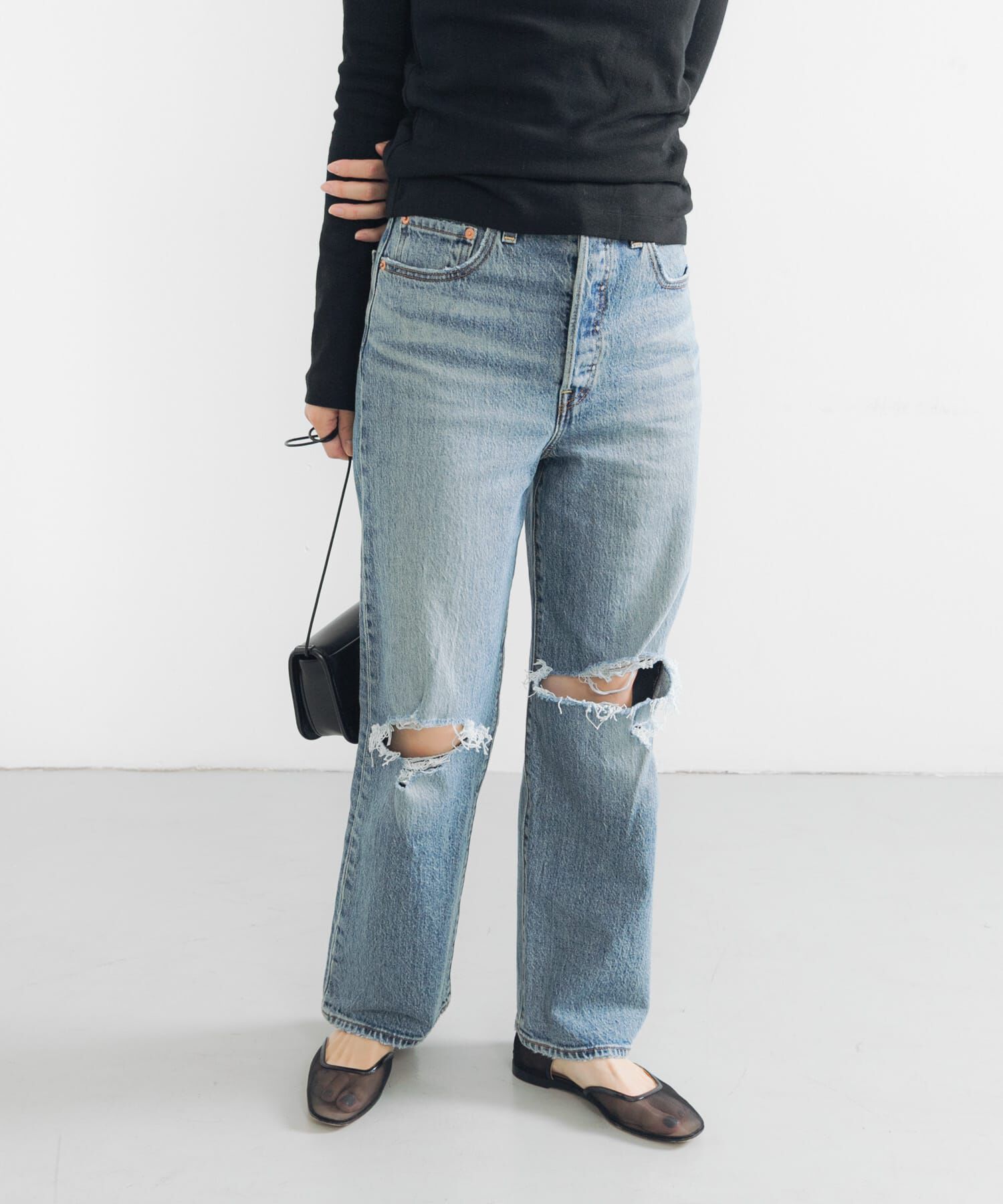 URBAN RESEARCH「Levi&rsquo;s　Exclusive RIBCAGE STRAIGHT ANKLE」|デニム|
