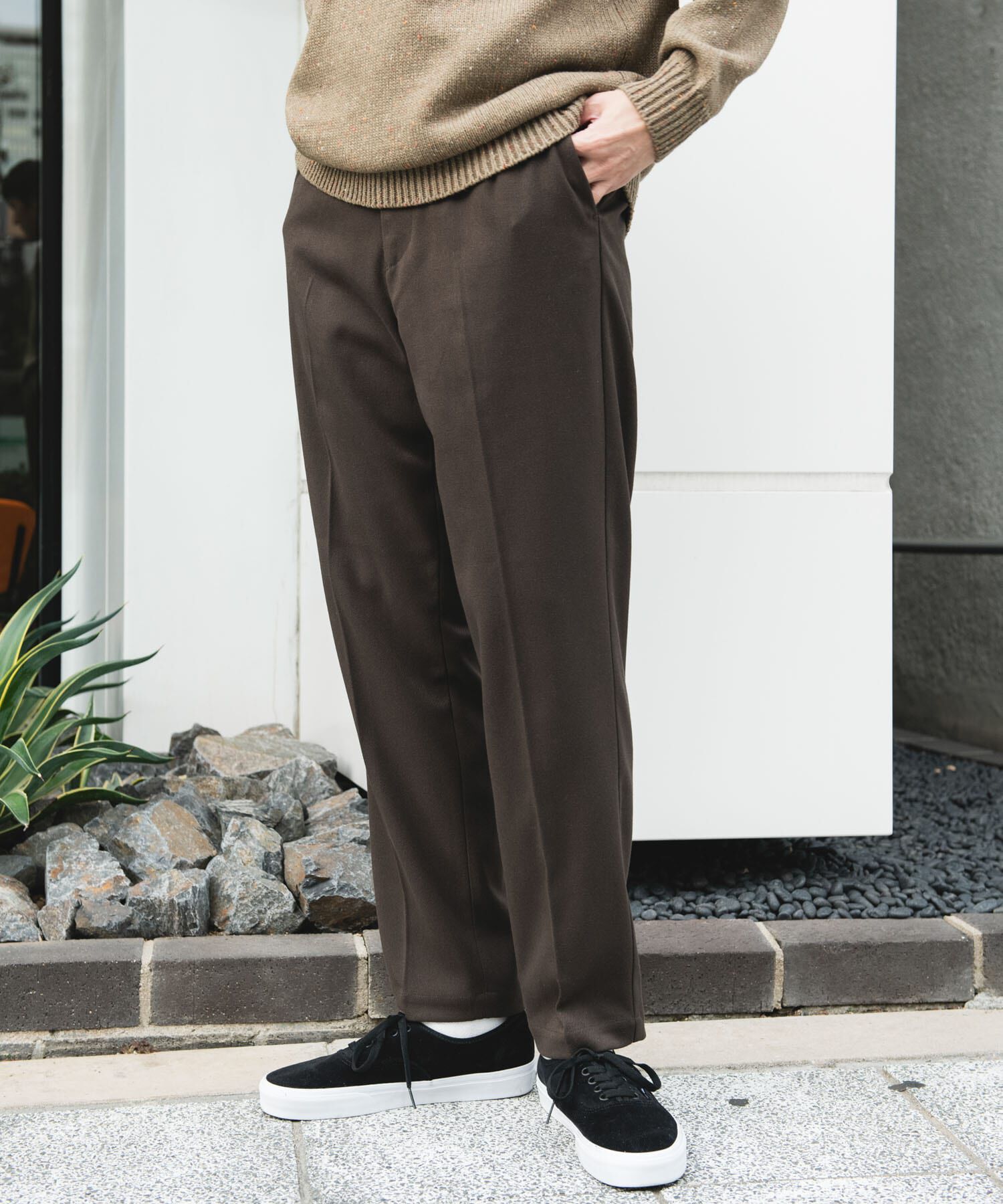 URBAN RESEARCH DOORS「ウールライクテーパードトラウザー」|その他|