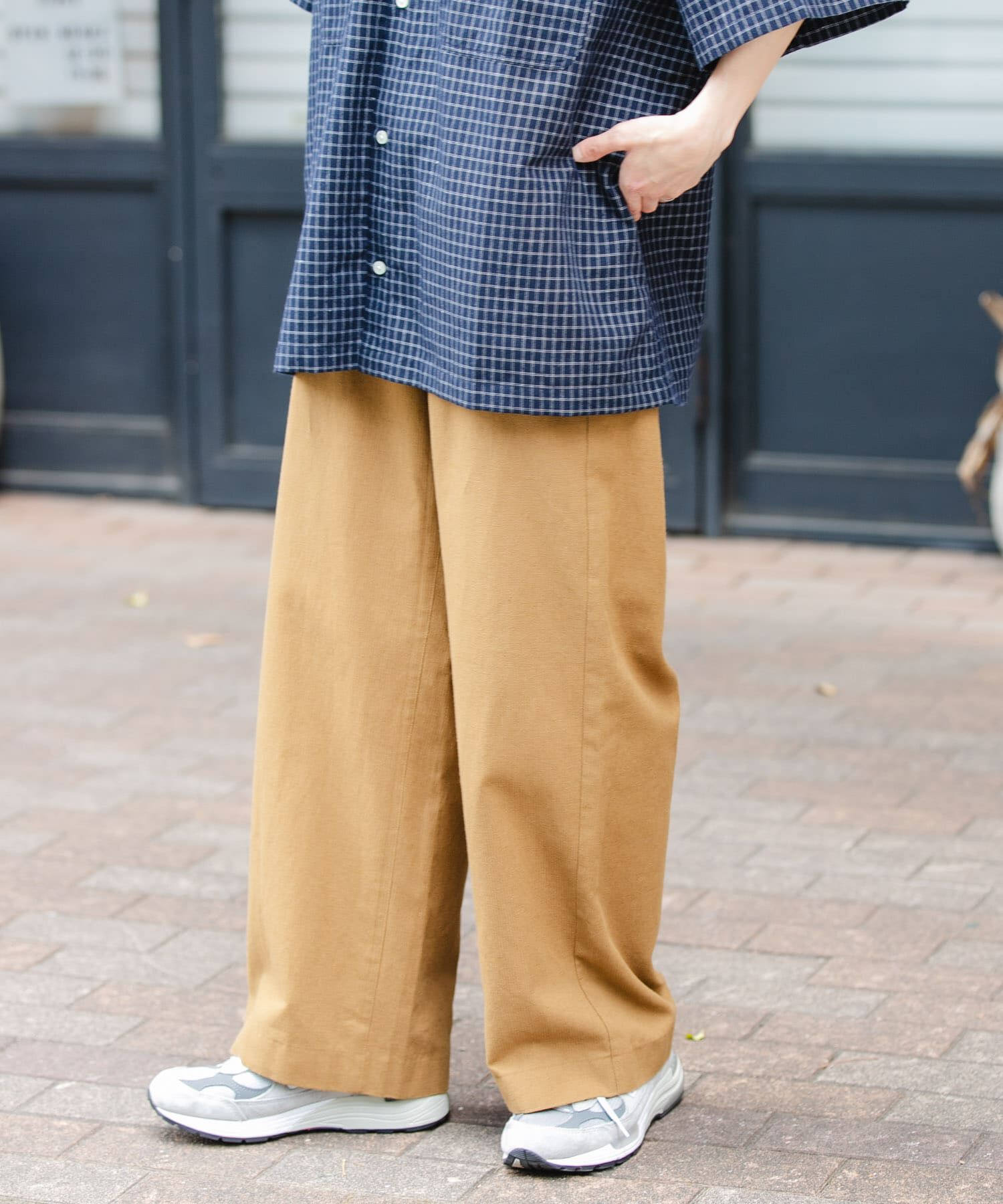 URBAN RESEARCH DOORS「FORK&SPOON　綿麻ホップサックパンツ」|その他|ベージュ系その他