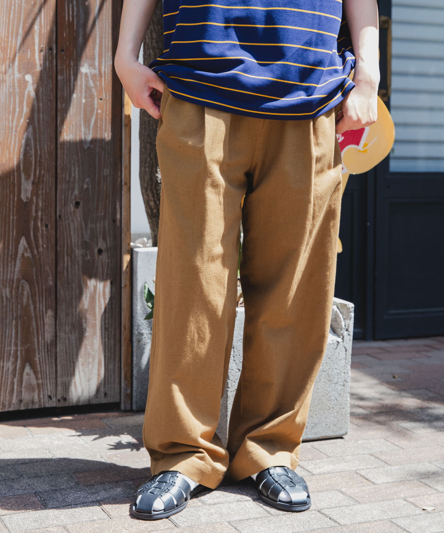 URBAN RESEARCH DOORS「FORK&SPOON　綿麻ホップサックパンツ」|その他|