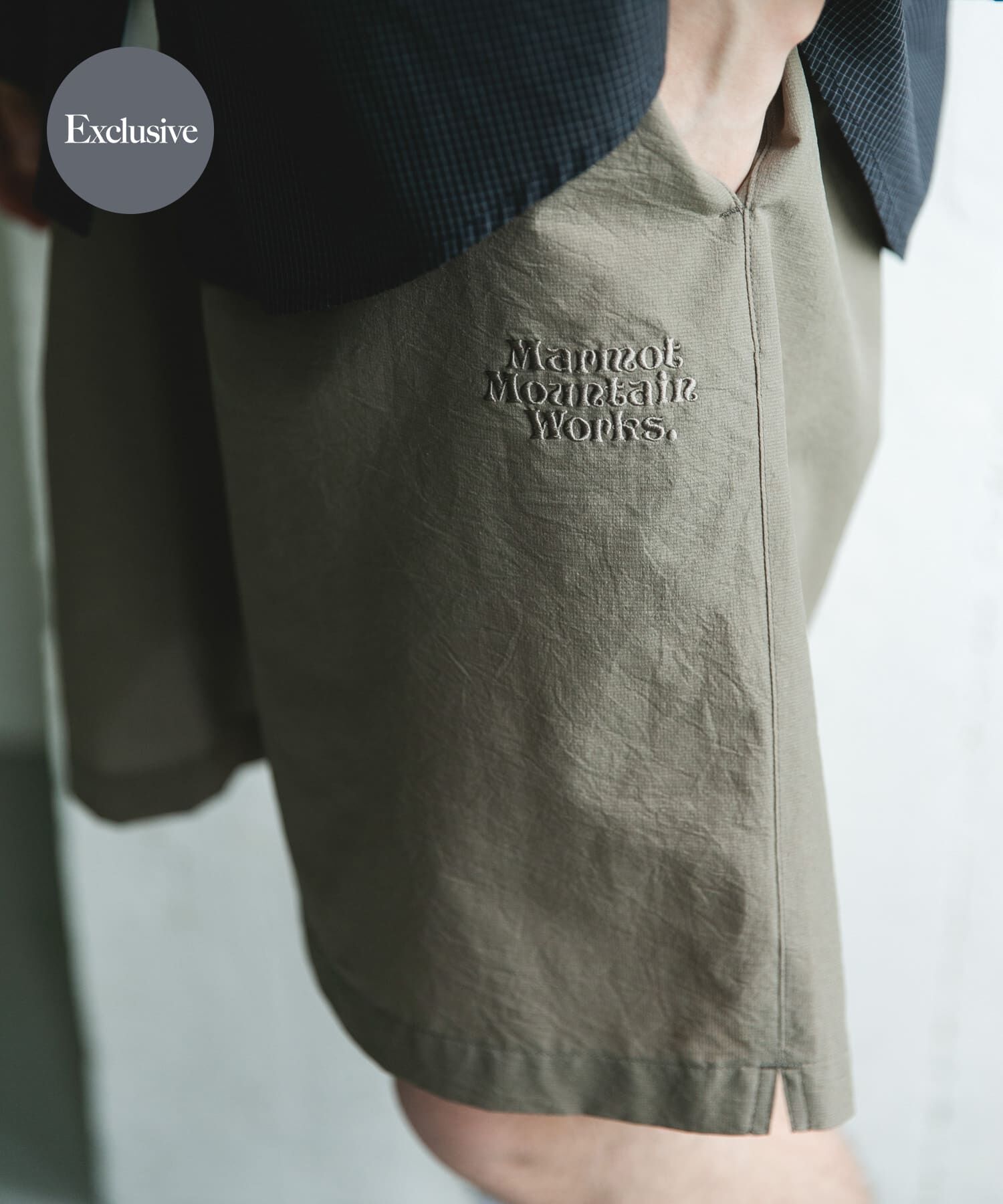URBAN RESEARCH DOORS「『別注』Marmot&times;DOORS　DOT AIR SHORTS」|その他|カーキ