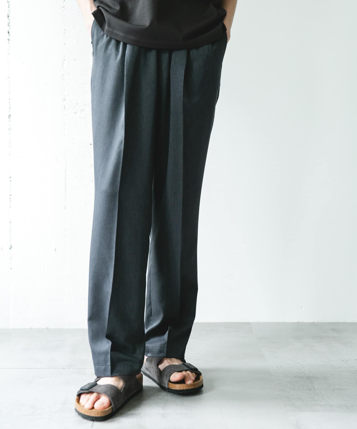 URBAN RESEARCH DOORS「COOLFIBER ツイルシャーリングスラックス」|その他|
