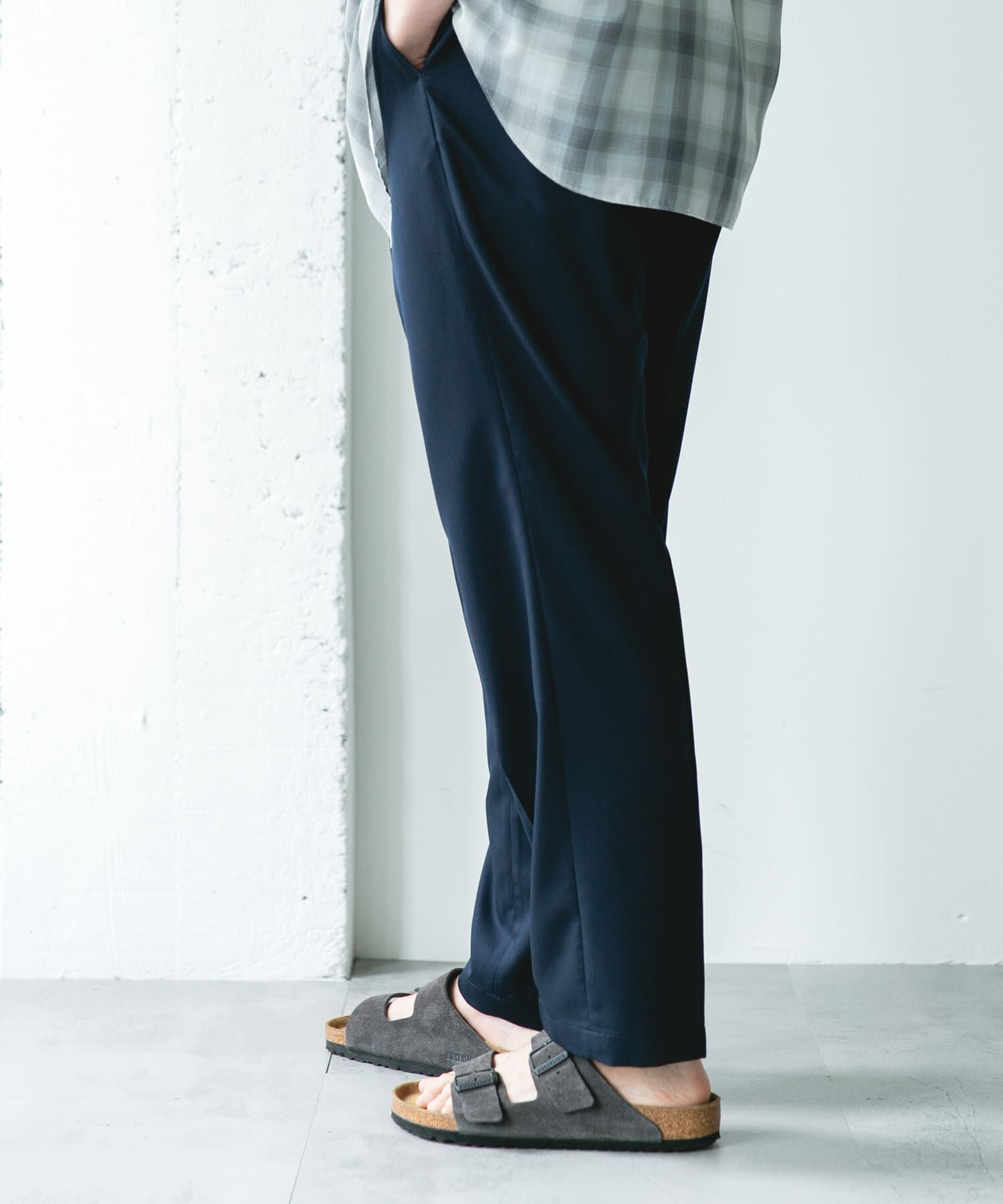 URBAN RESEARCH DOORS「COOLFIBER ツイルシャーリングスラックス」|その他|