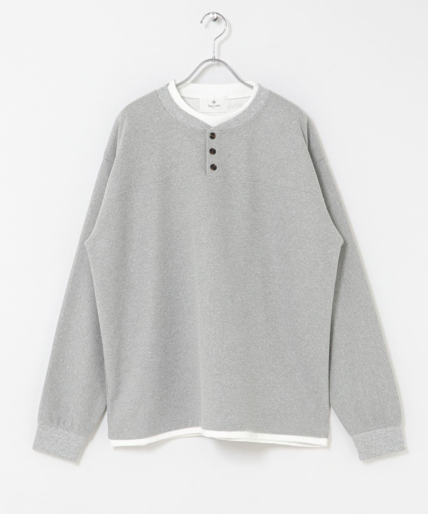 Sonny Label 「ワッフルレイヤードロングスリーブTシャツ」|Tシャツ・カットソー|