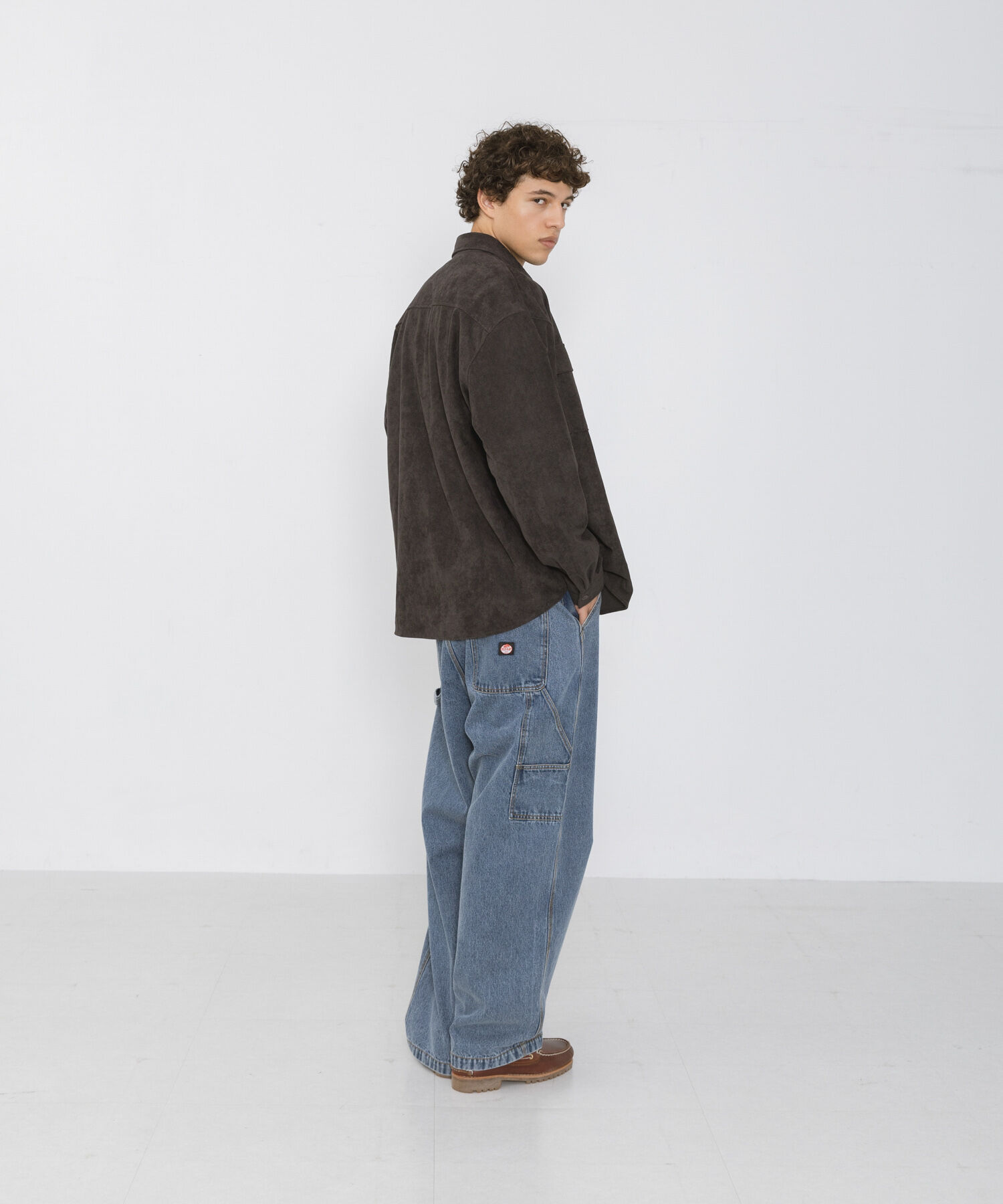 Sonny Label 「フェイクスウェードロングスリーブシャツ」|シャツ・ブラウス|