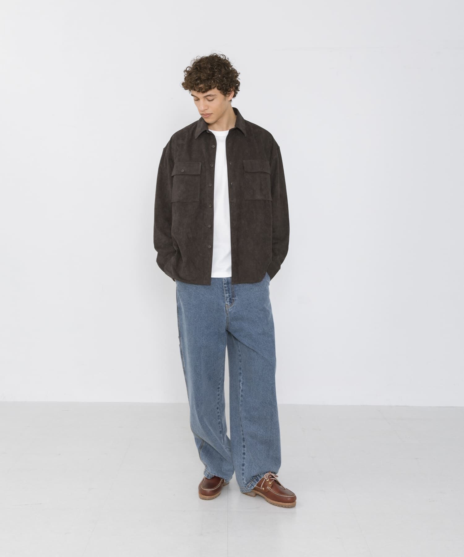 Sonny Label 「フェイクスウェードロングスリーブシャツ」|シャツ・ブラウス|