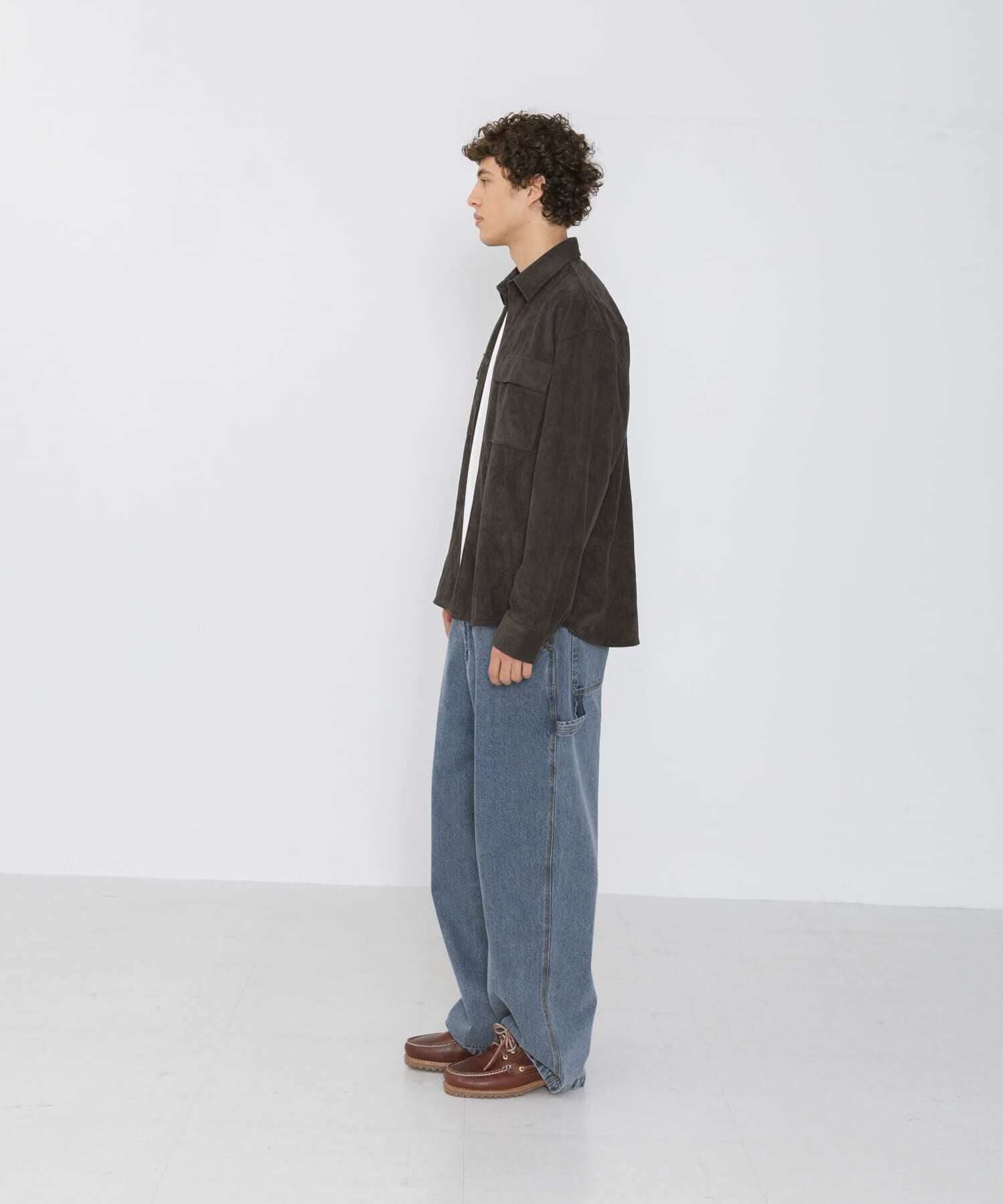 Sonny Label 「フェイクスウェードロングスリーブシャツ」|シャツ・ブラウス|