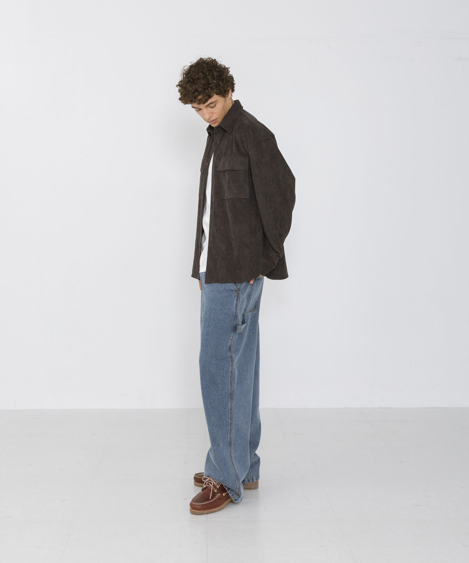 Sonny Label 「フェイクスウェードロングスリーブシャツ」|シャツ・ブラウス|