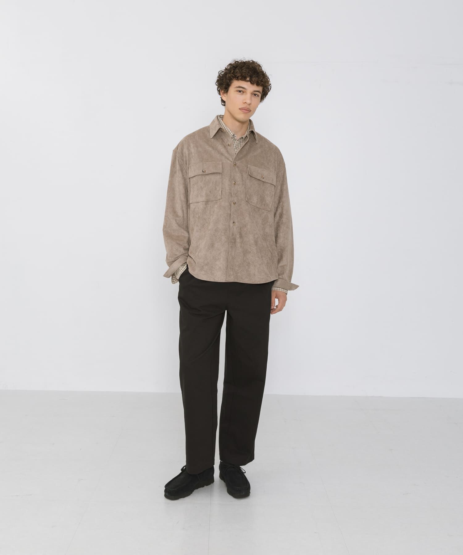Sonny Label 「フェイクスウェードロングスリーブシャツ」|シャツ・ブラウス|