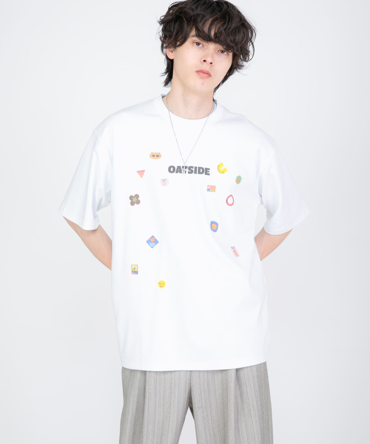 SENSE OF PLACE by URBAN RESEARCH「『別注』OATSIDE&times;SENSE OF PLACE　グラフィックTシャツC」|Tシャツ・カットソー|