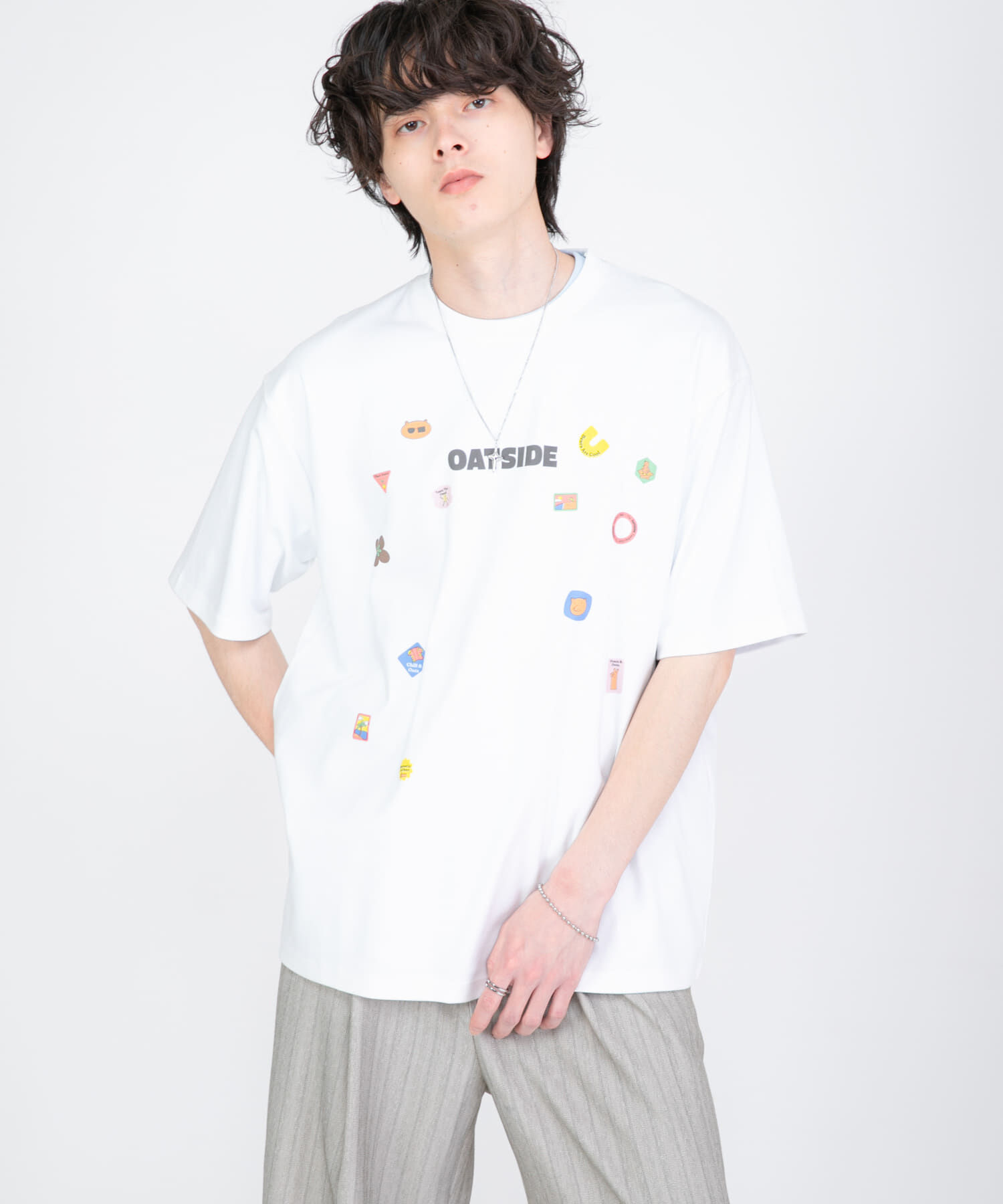 SENSE OF PLACE by URBAN RESEARCH「『別注』OATSIDE&times;SENSE OF PLACE　グラフィックTシャツC」|Tシャツ・カットソー|