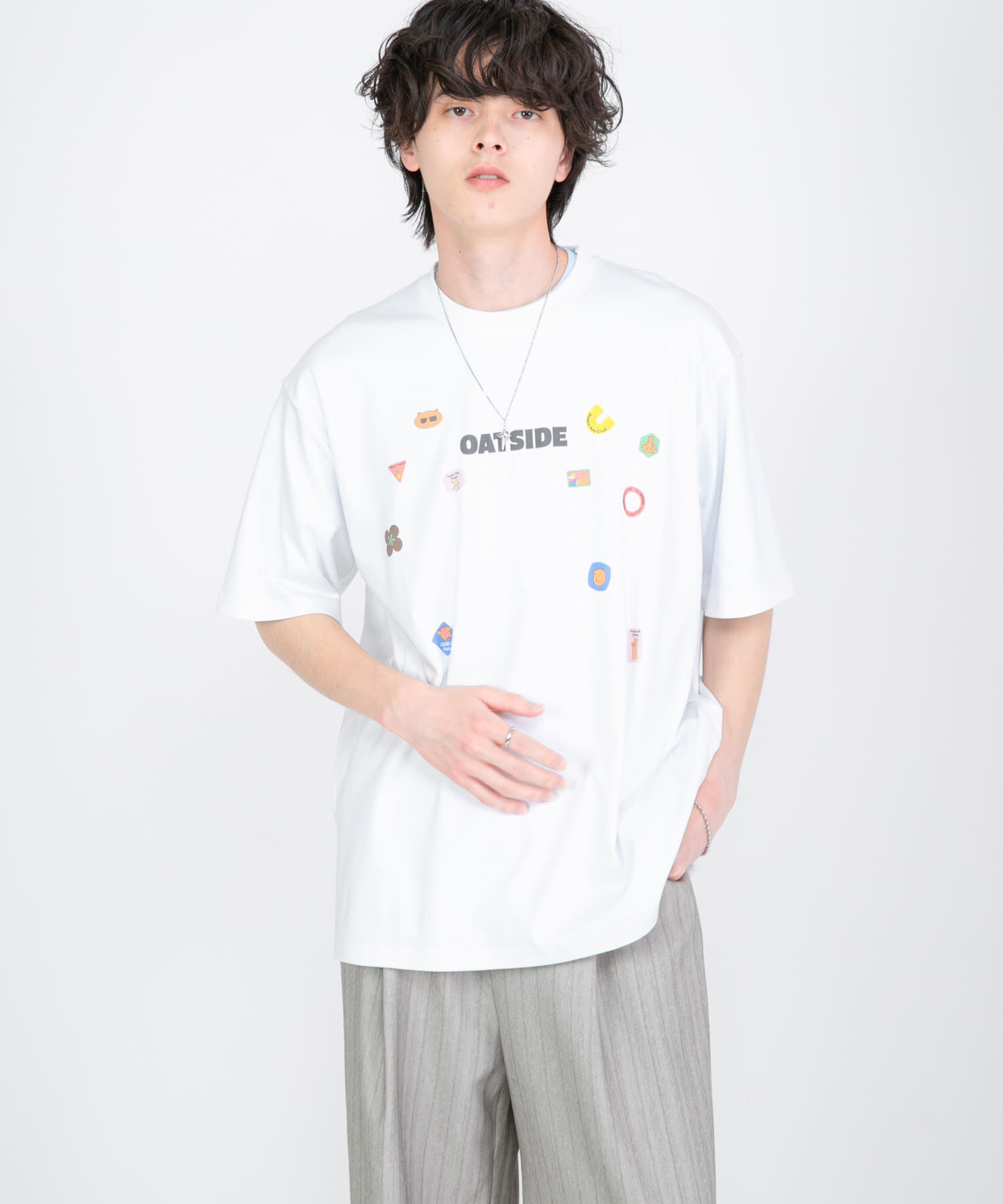 SENSE OF PLACE by URBAN RESEARCH「『別注』OATSIDE&times;SENSE OF PLACE　グラフィックTシャツC」|Tシャツ・カットソー|