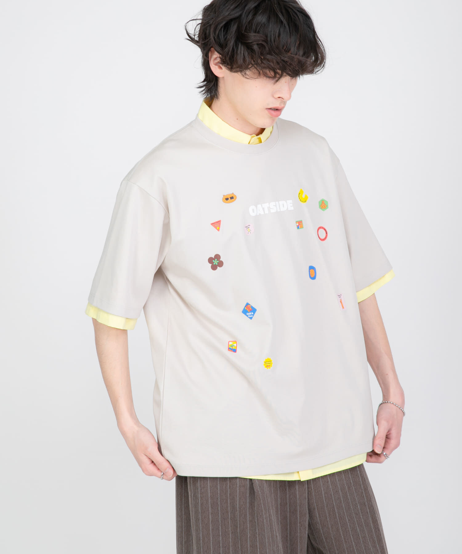 SENSE OF PLACE by URBAN RESEARCH「『別注』OATSIDE&times;SENSE OF PLACE　グラフィックTシャツC」|Tシャツ・カットソー|