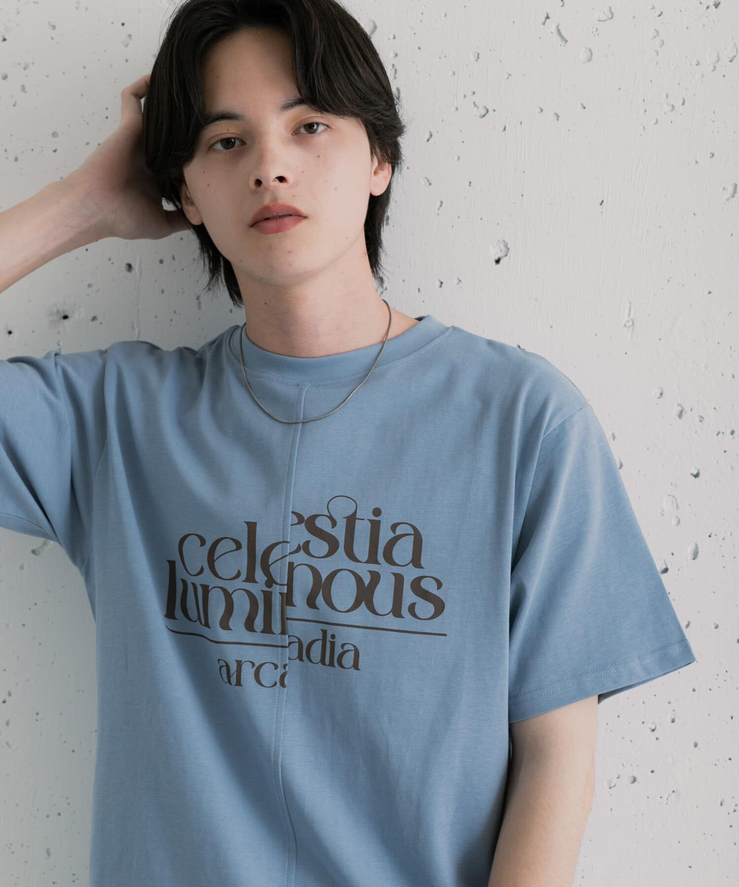 SENSE OF PLACE by URBAN RESEARCH「アシメグラフィックショートスリーブTシャツ」|Tシャツ・カットソー|