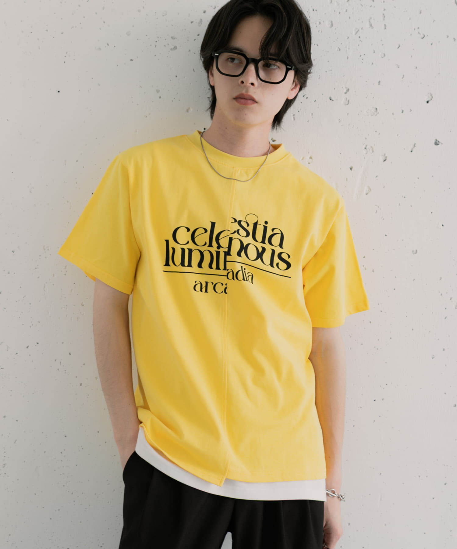 SENSE OF PLACE by URBAN RESEARCH「アシメグラフィックショートスリーブTシャツ」|Tシャツ・カットソー|