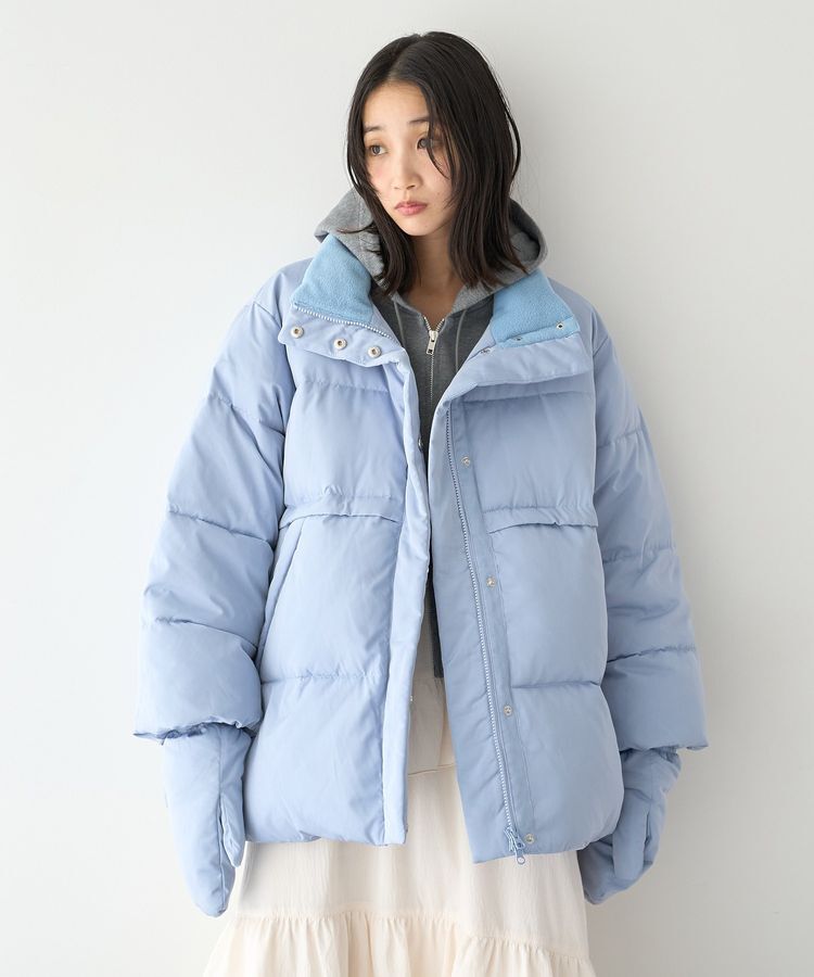 earth music&ecology「ミトン付き2wayパファーコート」|その他|