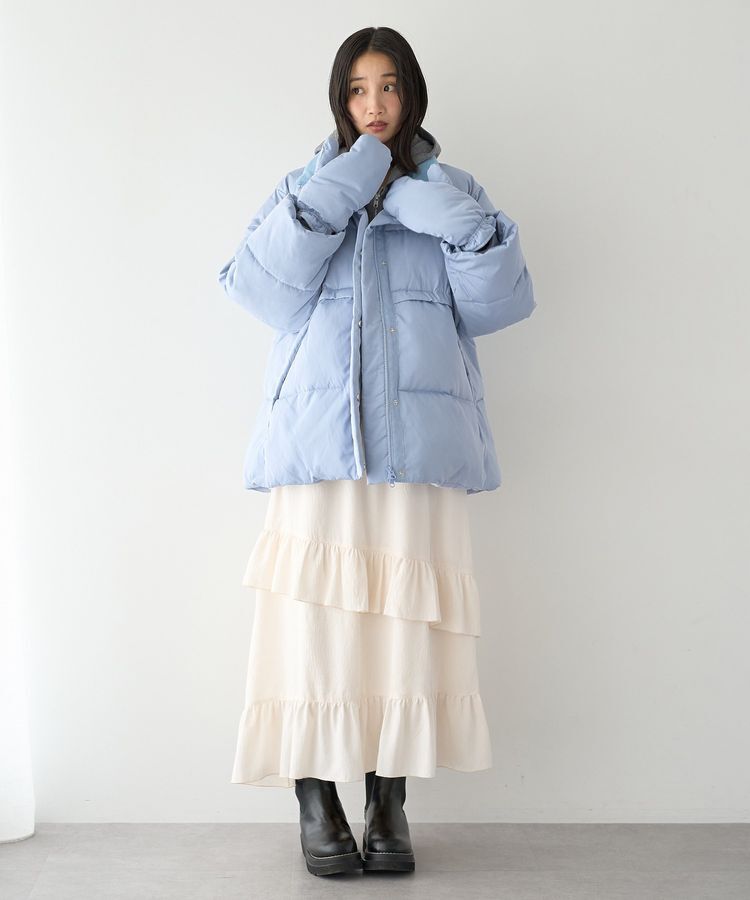 earth music&ecology「ミトン付き2wayパファーコート」|その他|