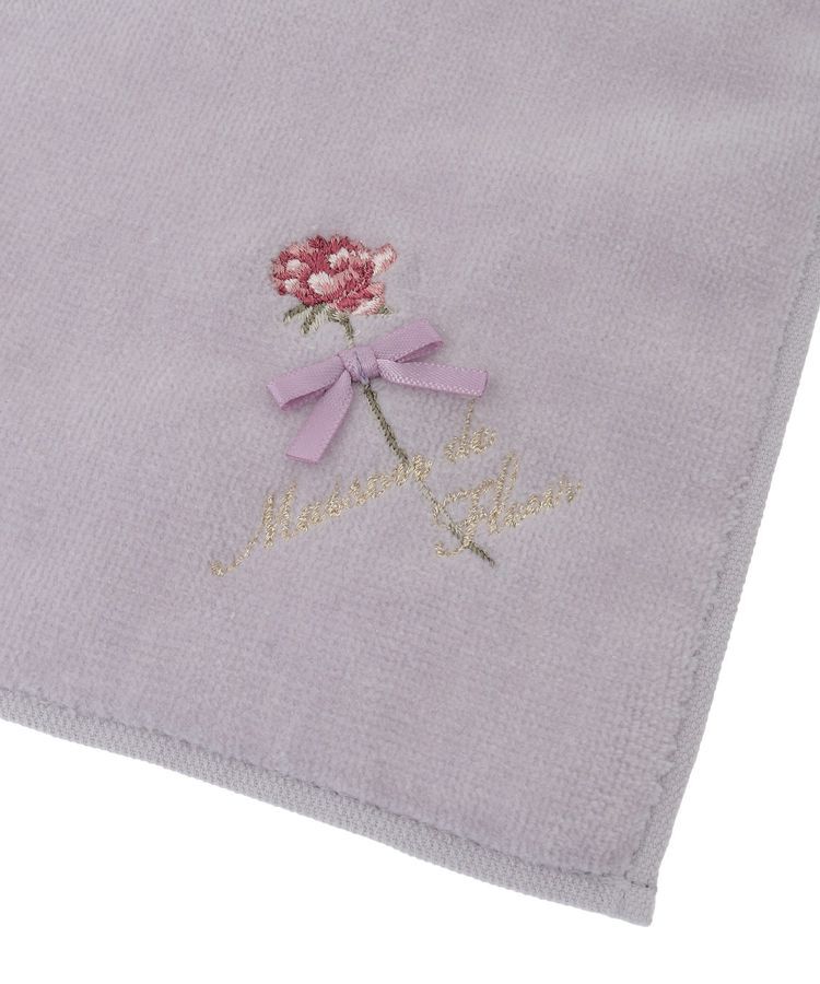 Maison de FLEUR「ローズ刺繍タオルハンカチ」|ハンカチ|