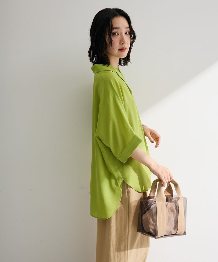 Green Parks「【WEB限定】開襟シアージャケット風シャツⅡ」|シャツ・ブラウス|